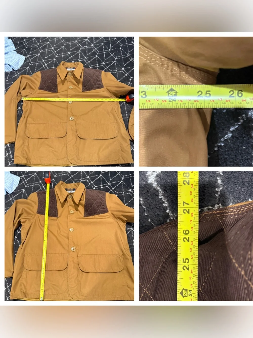 Vintage 50s 60s Black Sheep Brand Canvas Hunting Field Jacket - Plaid Lined